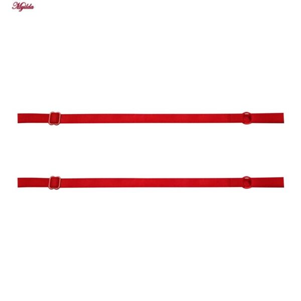 ست شورت و سوتین زنانه برتا مدل فنردار کد 5108-4032-R رنگ قرمز به همراه نگهدارنده جوراب