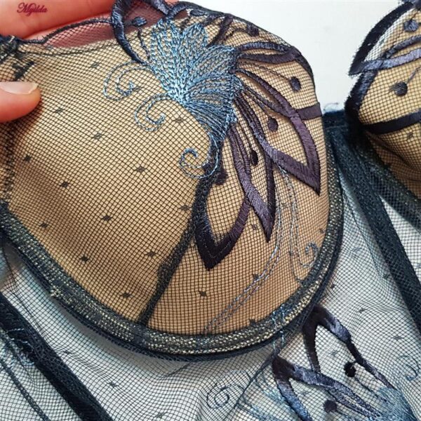 ست شورت و سوتین زنانه برتا مدل فنردار کد 5128-6080-LS