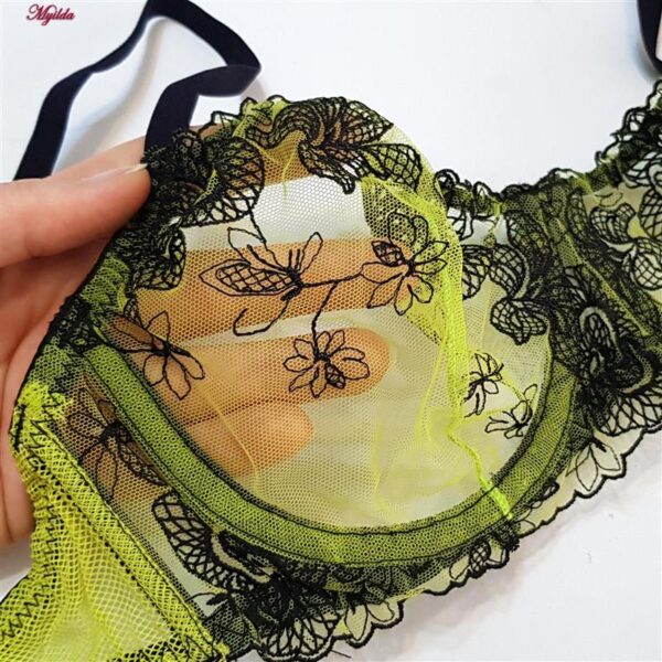 ست شورت و سوتین زنانه برتا مدل فنردار کد 5100-2420-UG رنگ سبز روشن