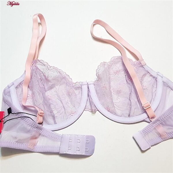 ست شورت و سوتین زنانه برتا مدل فنردار کد 5103-2020-LP رنگ یاسی