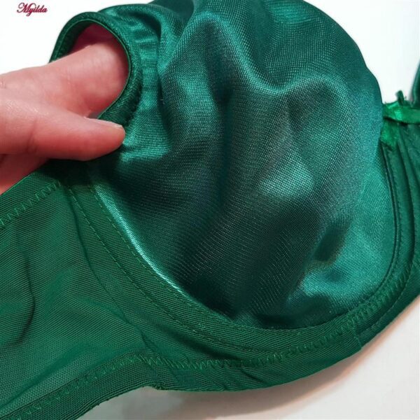 سوتین زنانه برتا مدل ساتن فنردار کد 5117-555-G رنگ سبز