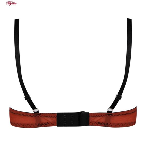 ست شورت و سوتین زنانه برتا مدل فنردار کد 5100-2420-JR رنگ نارنجی