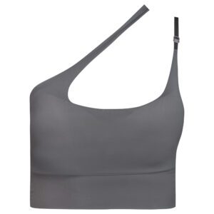 نیم تنه ورزشی زنانه ماییلدا مدل بند گردنی پددار کد 5082 رنگ طوسی