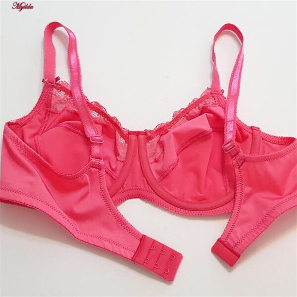 سوتین زنانه لین مدل فنردار کد 4680-606 رنگ سرخابی