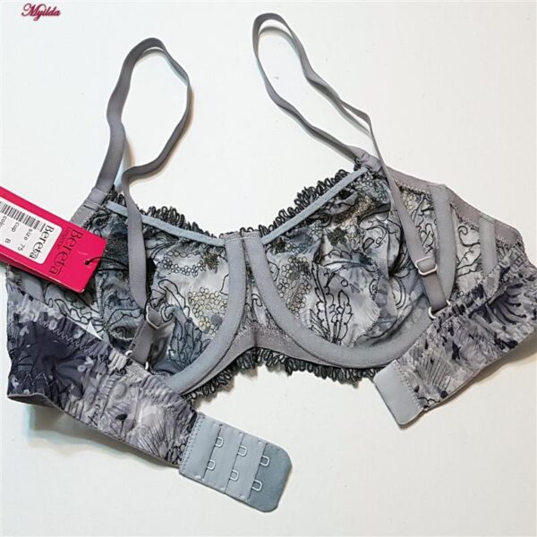 ست شورت و سوتین زنانه برتا مدل فنردار کد 5100-2420-MP رنگ طوسی