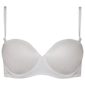 سوتین زنانه پدلی مدل فنردار بند متحرک کد 5127-P162 رنگ سفید