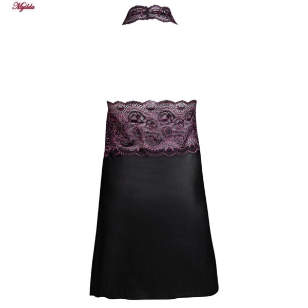 لباس خواب زنانه ماییلدا مدل گیپوری کد 4312-3002 رنگ مشکی