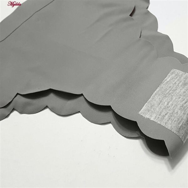 شورت زنانه اس کیو اف هانا مدل لیزری کد 4978 رنگ خاکستری روشن