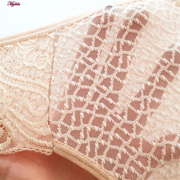 ست شورت و سوتین زنانه ماییلدا مدل فنردار هارنس کد 5165 رنگ کرم