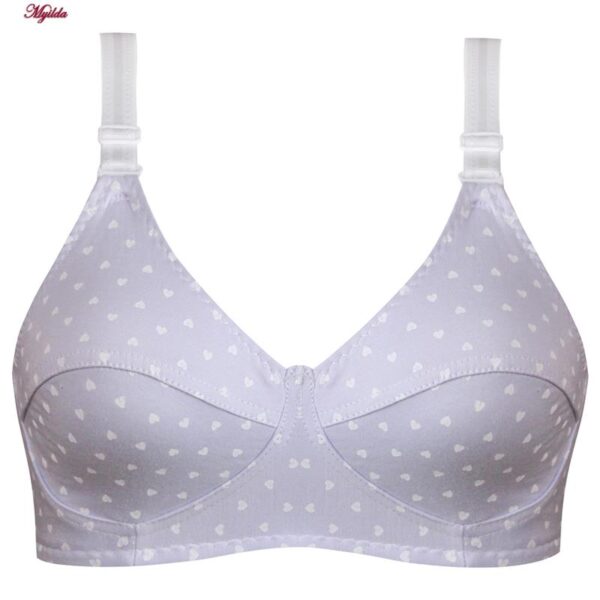 سوتین زنانه ماییلدا مدل بدون فنر کد 5039 رنگ یاسی