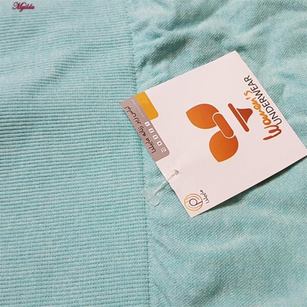 ست نیم تنه و شلوارک ورزشی زنانه ماییلدا مدل سیملس پشت چین دار پددار کد 5172 رنگ سبزآبی