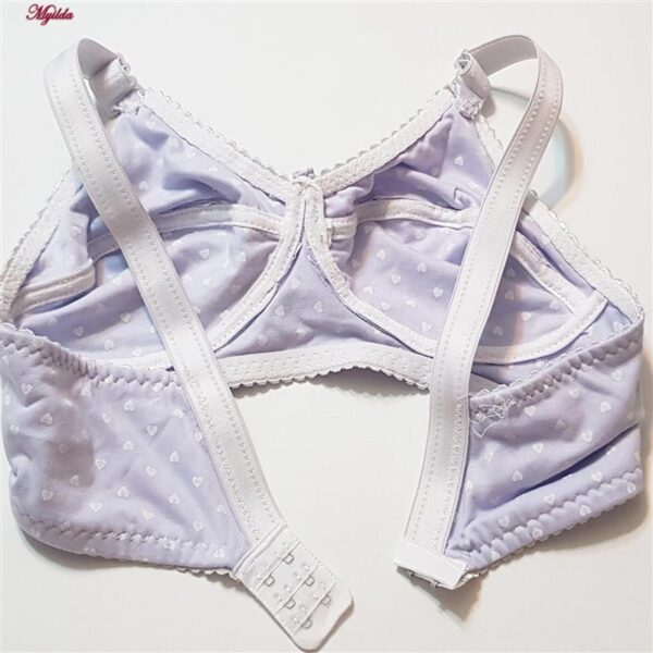 سوتین زنانه ماییلدا مدل بدون فنر کد 5039 رنگ یاسی