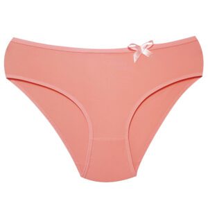 شورت زنانه ماییلدا مدل نخ پنبه پاپیون کد 5163 رنگ گلبهی