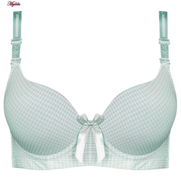 ست شورت و سوتین زنانه پدلی مدل بند متحرک فنردار چهارخانه کد 5125-P131