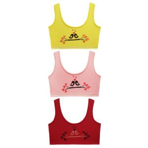 نیم تنه زنانه ماییلدا مدل کبریتی بدون فنر کد 5161-2 بسته 3 عددی