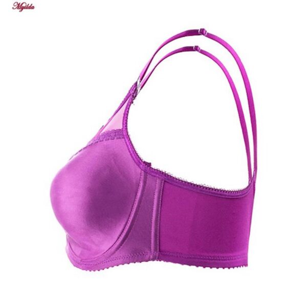 سوتین زنانه لین مدل فنردار کد 4680-743 رنگ بنفش