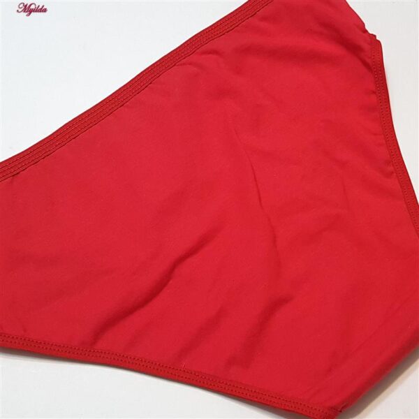 شورت زنانه ماییلدا مدل نخ پنبه پاپیون کد 5163 رنگ قرمز