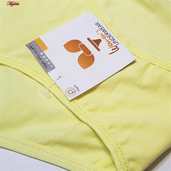 شورت زنانه ماییلدا مدل نخ پنبه پاپیون کد 5163 رنگ زرد