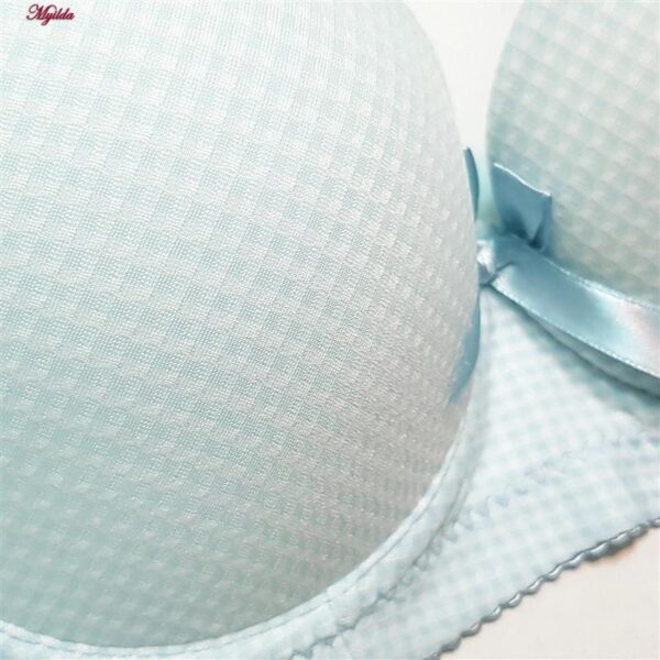 ست شورت و سوتین زنانه پدلی مدل بند متحرک فنردار چهارخانه کد 5125-P131