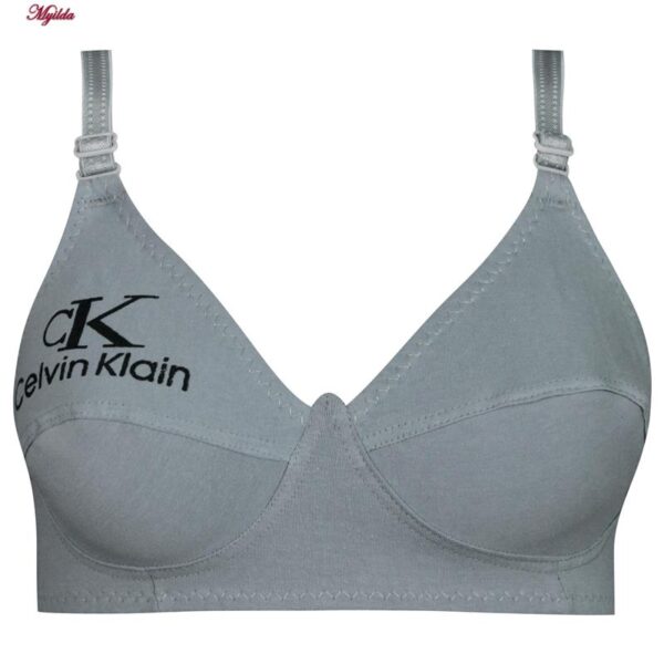 سوتین زنانه ماییلدا مدل بدون فنر کد 3400 رنگ طوسی