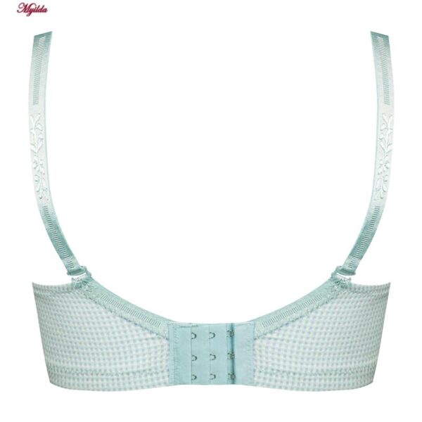 ست شورت و سوتین زنانه پدلی مدل بند متحرک فنردار چهارخانه کد 5125-P131