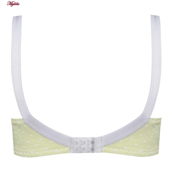 سوتین زنانه ماییلدا مدل بدون فنر کد 5039 رنگ زرد