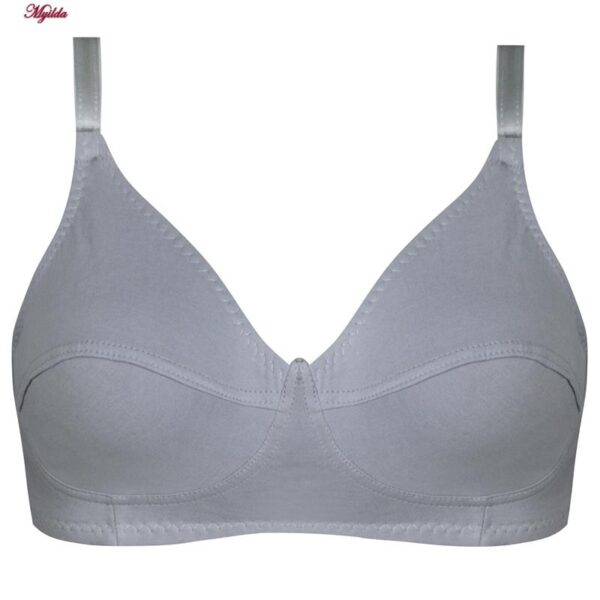 سوتین زنانه ماییلدا مدل بدون فنر کد 3472 رنگ طوسی