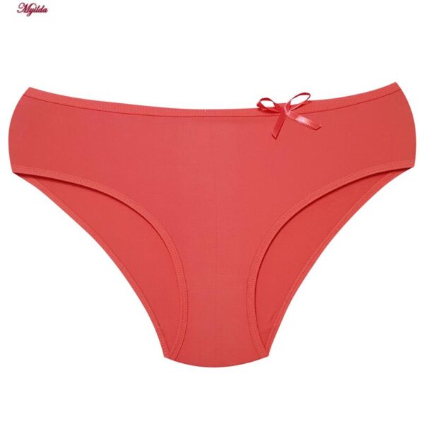 شورت زنانه ماییلدا مدل نخ پنبه پاپیون کد 5163 رنگ نارنجی