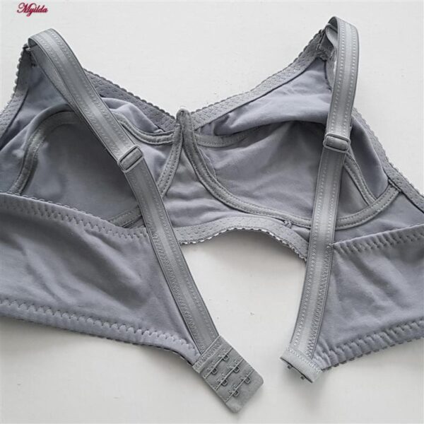 سوتین زنانه ماییلدا مدل بدون فنر کد 3472 رنگ طوسی