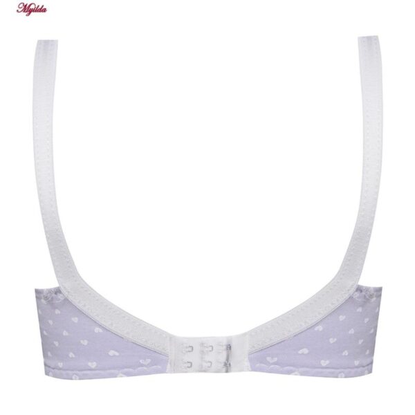 سوتین زنانه ماییلدا مدل بدون فنر کد 5039 رنگ یاسی