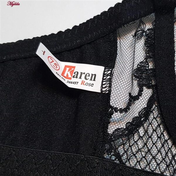 ست شورت و سوتین زنانه کارنا رز مدل فنردار کد 5168 رنگ مشکی