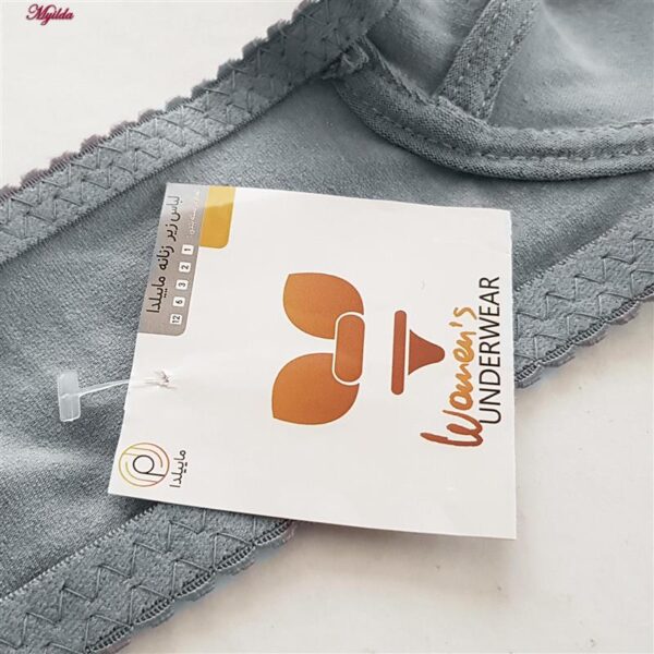 سوتین زنانه ماییلدا مدل بدون فنر کد 3400 رنگ طوسی