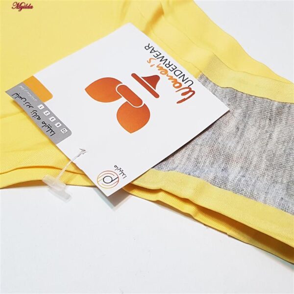 شورت زنانه ماییلدا مدل لیزری کد 5079-602 رنگ زرد