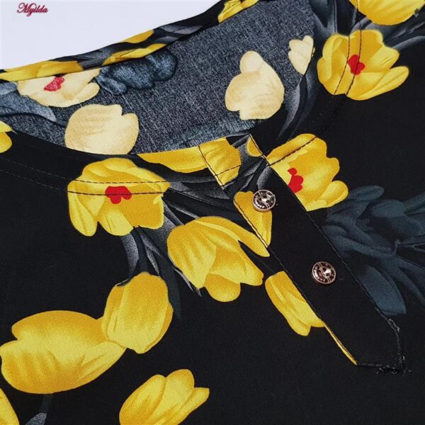 تونیک زنانه ماییلدا مدل گل لاله کد 5195-6