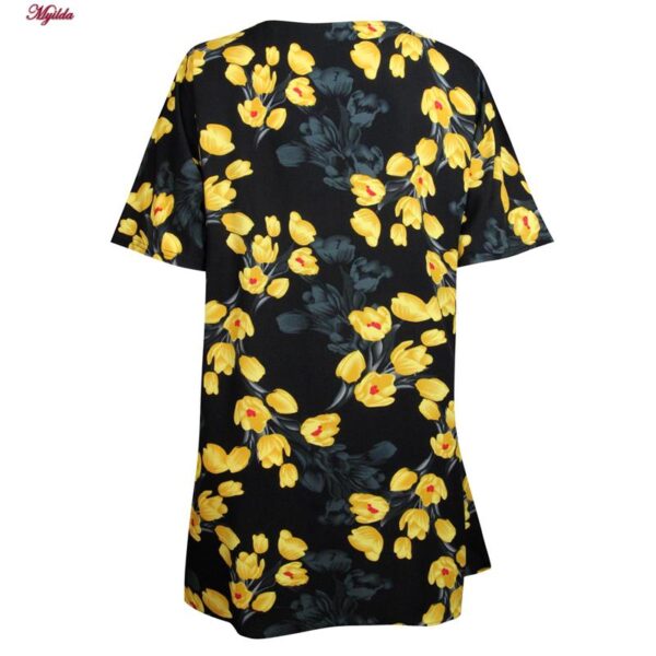تونیک زنانه ماییلدا مدل گل لاله کد 5195-6