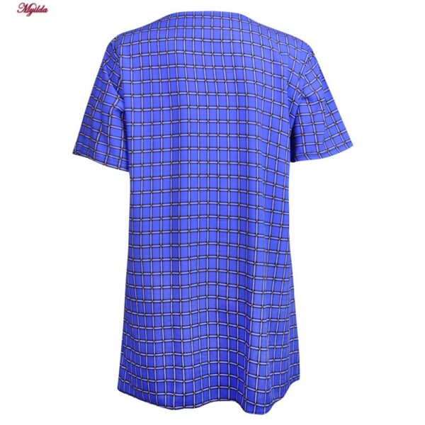 تونیک زنانه ماییلدا مدل چهارخانه کد 5195-5