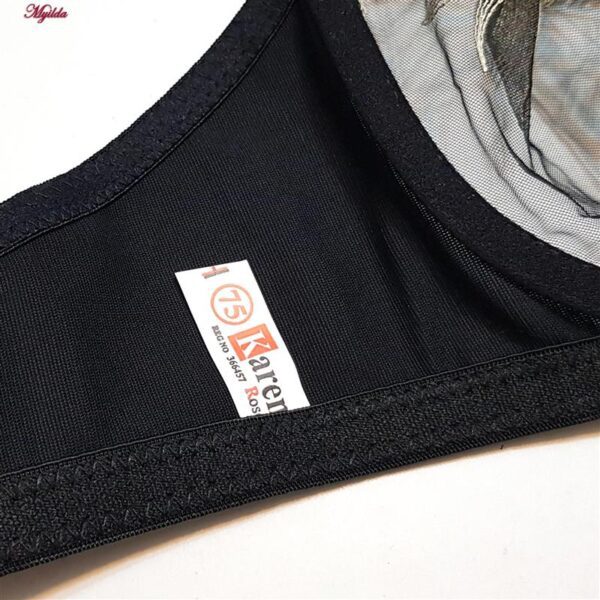 ست شورت و سوتین زنانه کارنا رز مدل فنردار کد 5167-5007-3 رنگ مشکی