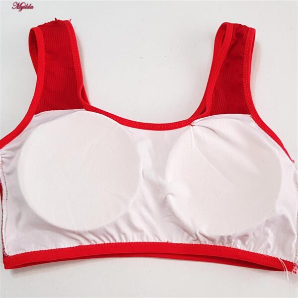 ست شورت و نیم تنه دخترانه ماییلدا مدل پددار ساز و آواز کد 5164-3 رنگ قرمز