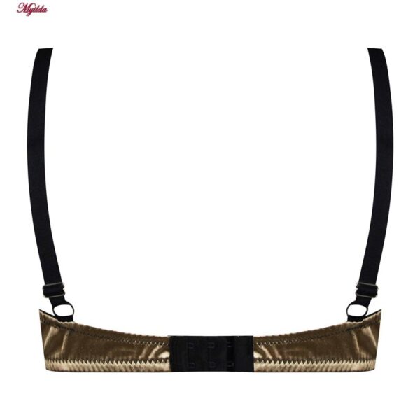 ست شورت و سوتین زنانه کارنا رز مدل فنردار کد 1035 رنگ طلایی