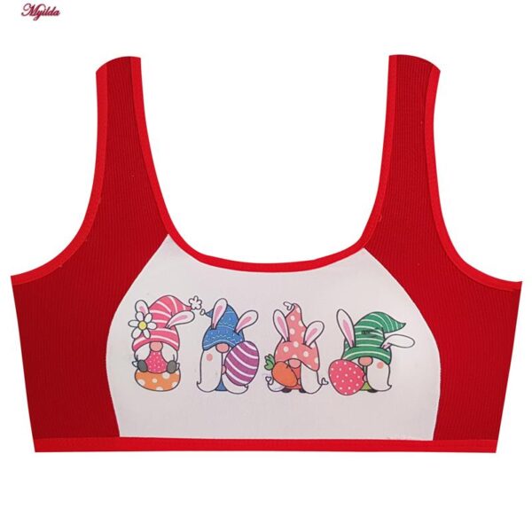 ست شورت و نیم تنه دخترانه ماییلدا مدل پددار تخم مرغ کد 5164-1 رنگ قرمز