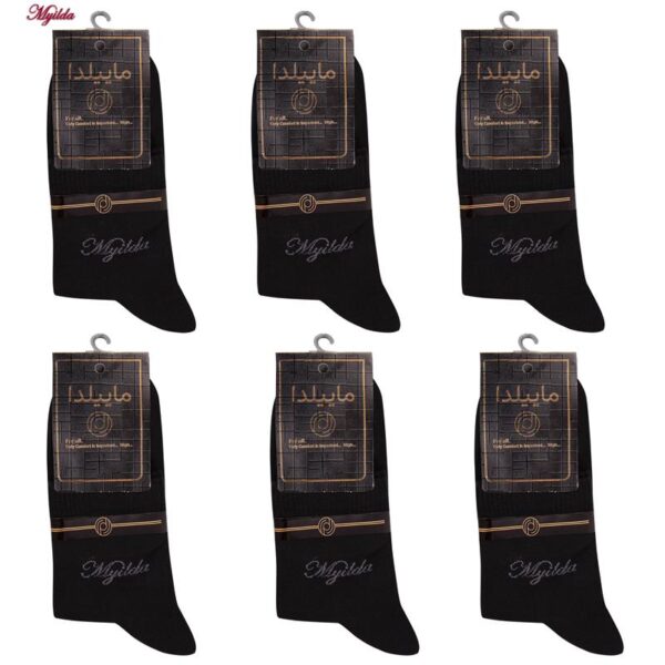 جوراب مردانه ماییلدا مدل 3630-182 بسته 6 عددی