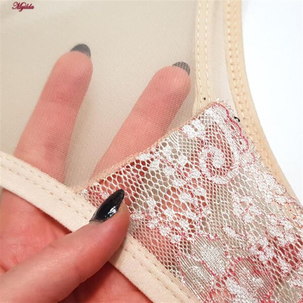 ست شورت و سوتین زنانه کارنا رز مدل فنردار کد 1024 رنگ کرم