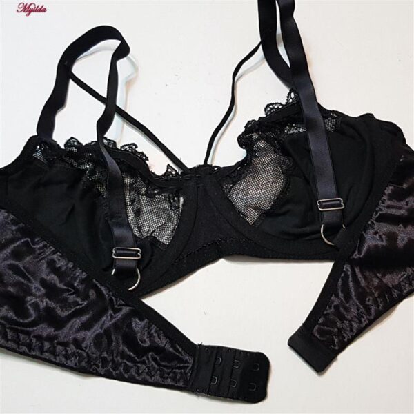 ست شورت و سوتین زنانه کارنا رز مدل فنردار کد 1208 رنگ مشکی