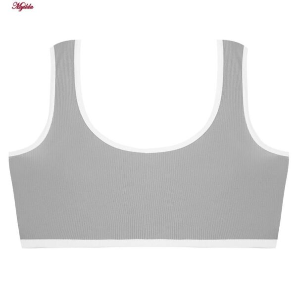 ست شورت و نیم تنه دخترانه ماییلدا مدل پددار ساز و آواز کد 5164-3 رنگ طوسی