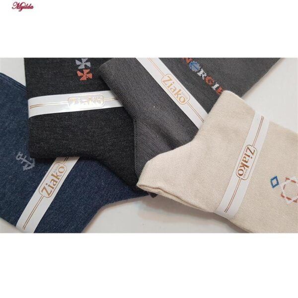 جوراب ساق بلند مردانه ضیاکو ترنج مدل پنبه ای کد 5182-4002-4 بسته 4 عددی