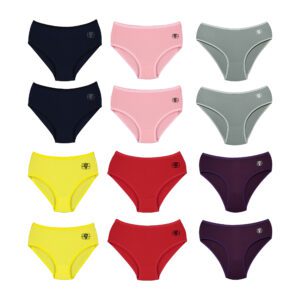 شورت زنانه برهان تن پوش کد 1009-12 بسته 12 عددی