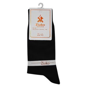 جوراب ساق بلند مردانه ضیاکو مدل پنبه ای کد 5180-118 رنگ مشکی