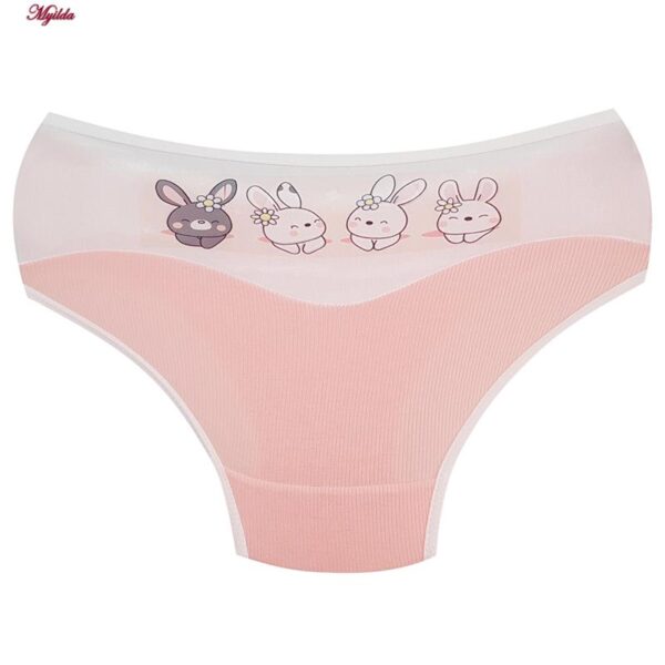 ست شورت و نیم تنه دخترانه ماییلدا مدل پددار خرگوش خندان کد 5164-7 رنگ صورتی روشن