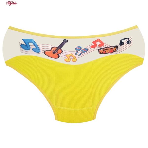 ست شورت و نیم تنه دخترانه ماییلدا مدل پددار ساز و آواز کد 5164-3 رنگ زرد