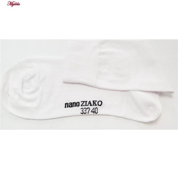 جوراب ساق بلند مردانه ضیاکو مدل 5181-337 رنگ سفید